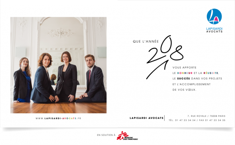 Le Cabinet LAPISARDI AVOCATS vous présente ses meilleurs voeux pour ...